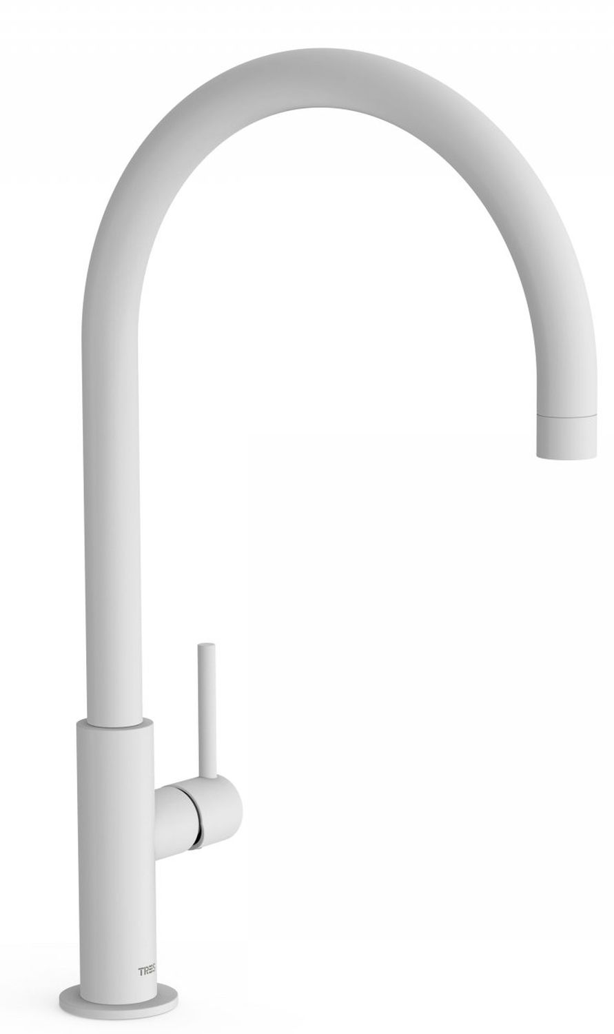 Tres Study-Tres mitigeur de lavabo sur pied blanc 262.904.01BM