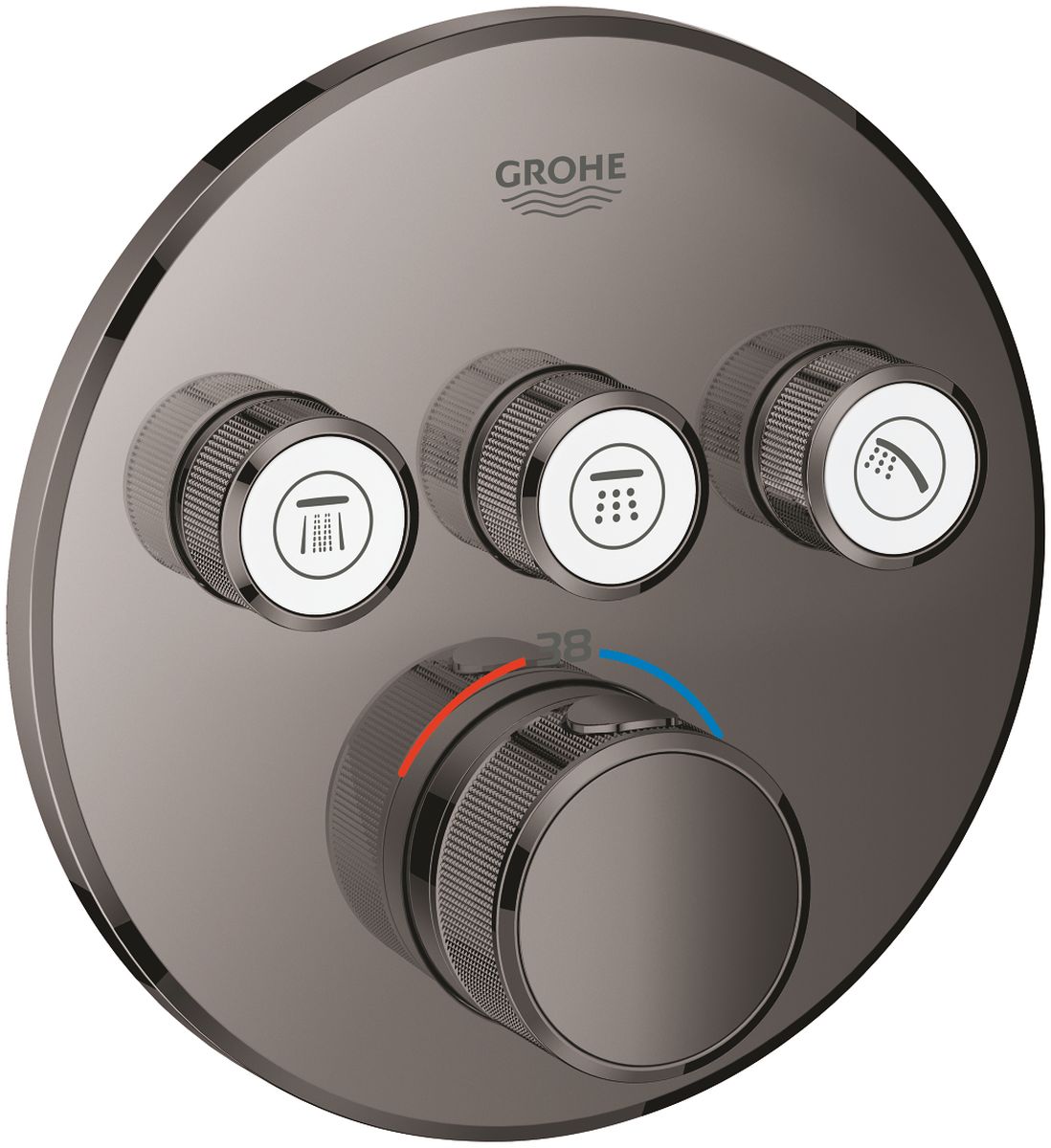 Grohe Grohtherm SmartControl mitigeur bain-douche encastrée oui Hard Graphite 29121A00
