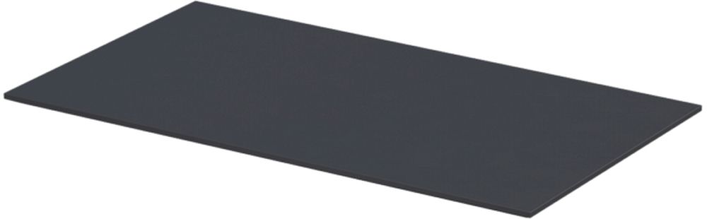Oristo Uni plan de travail suspendu 79.6x45.9 cm noir OR00-BU-80-8