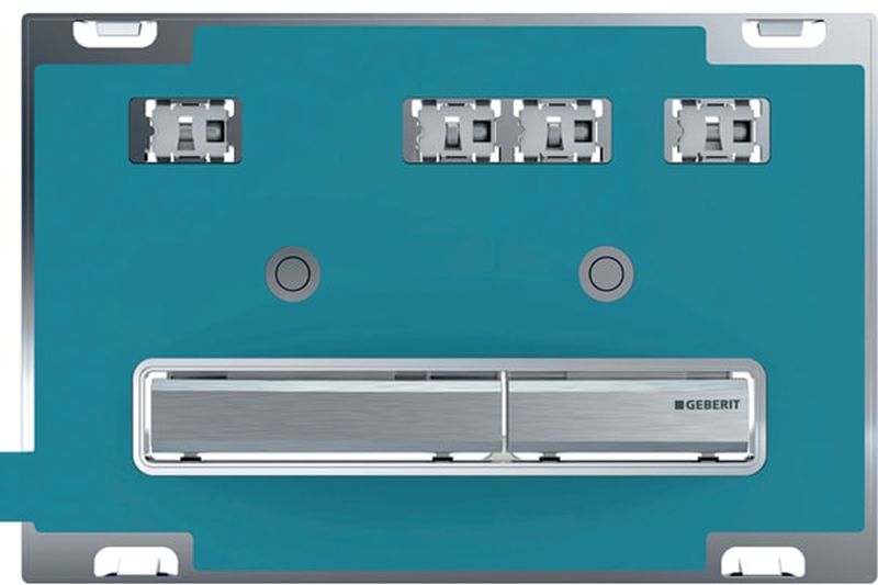 Geberit Sigma bouton de chasse d'eau pour WC chrome mat 115.788.00.2