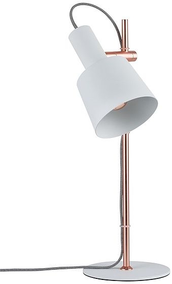 Paulmann Neordic lampe de bureau 1x20 W blanc-cuivre 79658
