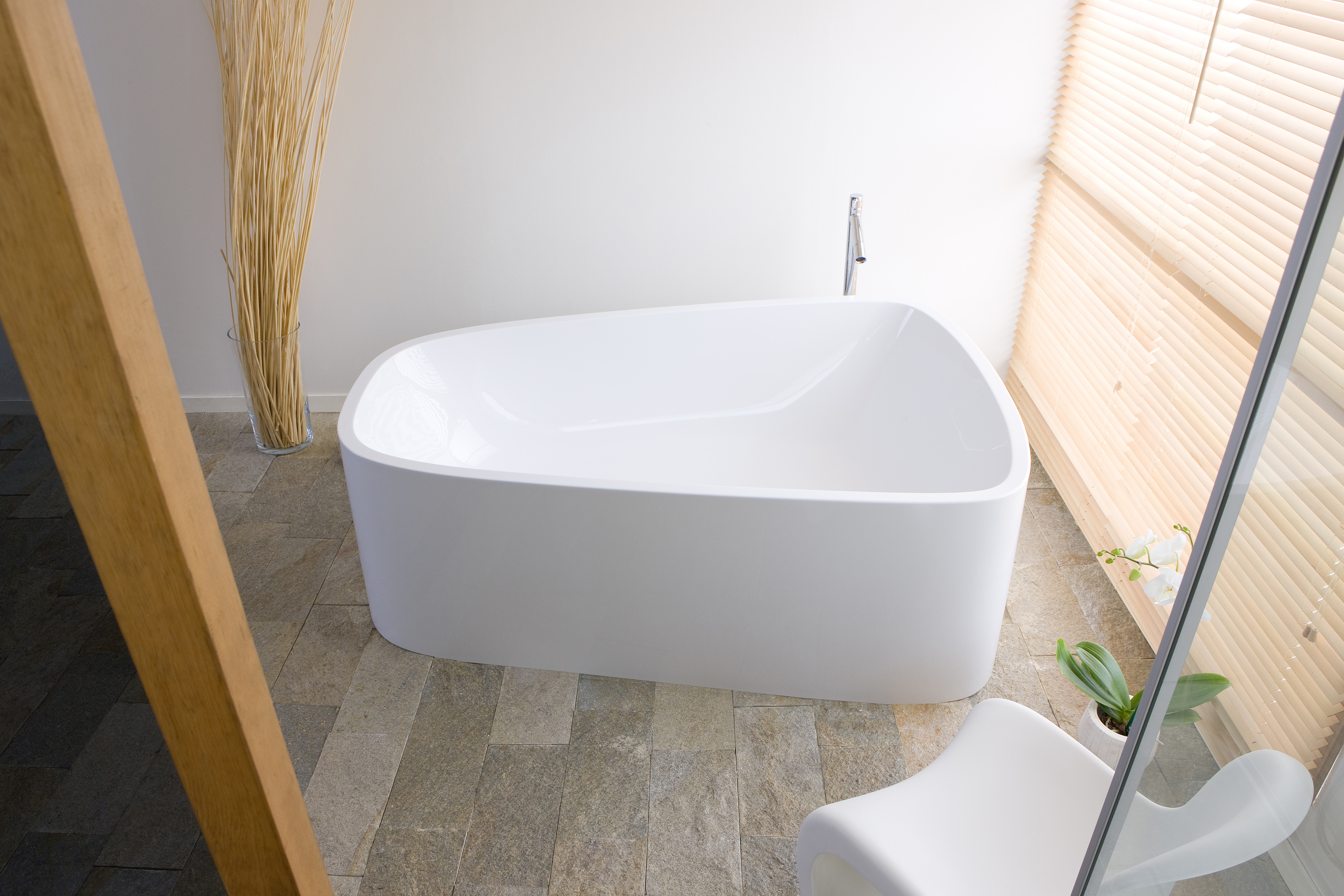 Hoesch SingleBath baignoire autoportante 179.8x117.3 cm ovale blanc 3698.010