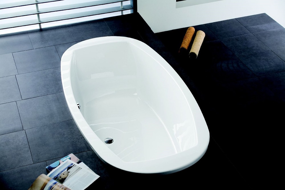 Hoesch Largo baignoire ovale 200x100 cm ovale blanc 3695.010010