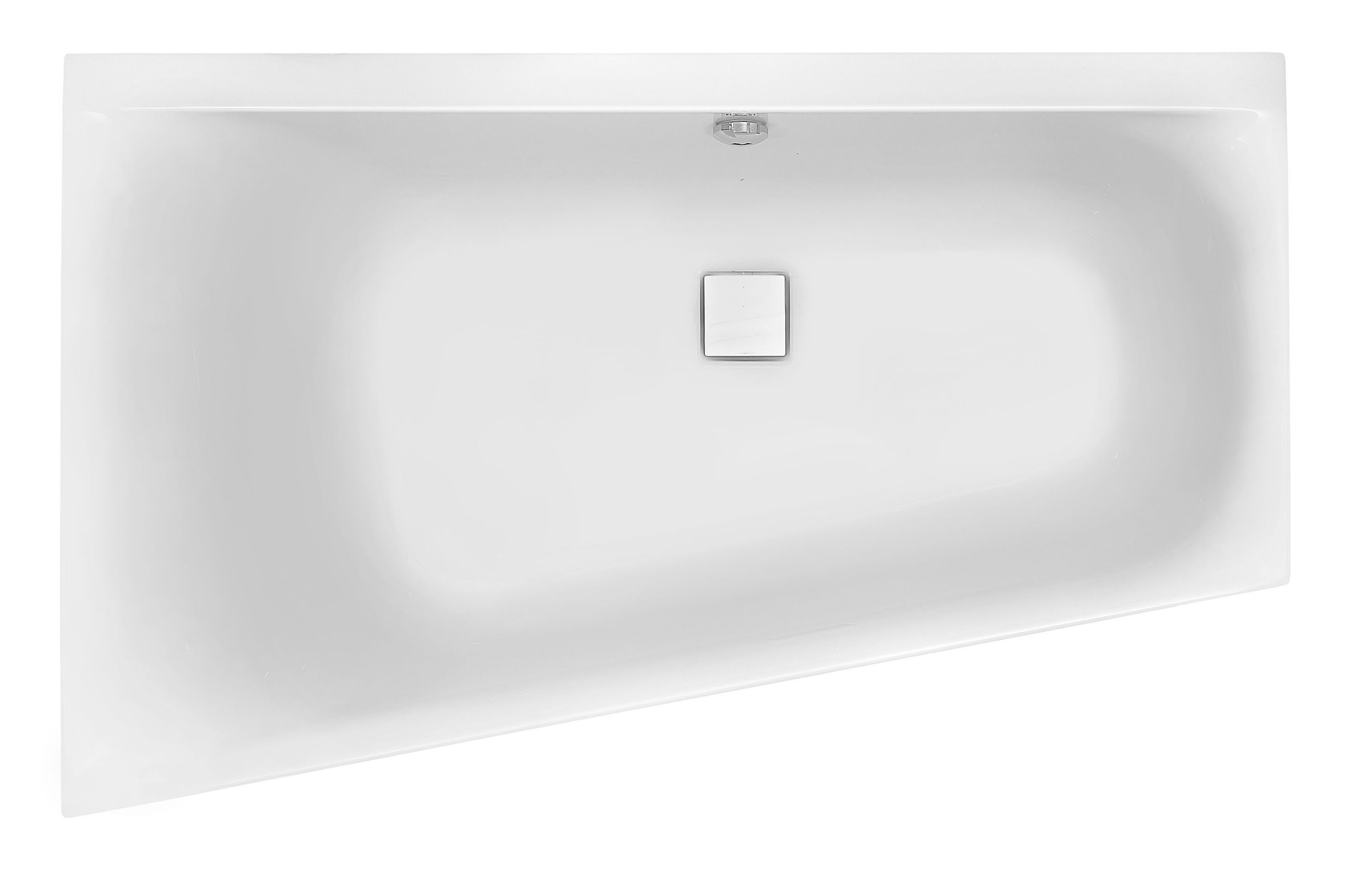 Hoesch Thasos baignoire d’angle 150x100 cm côté gauche blanc 3745.010