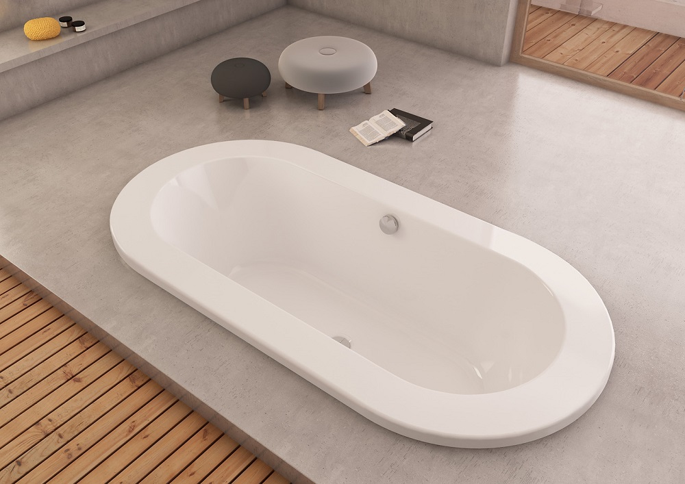 Hoesch Starck baignoire ovale 180x90 cm ovale blanc 6020.010010