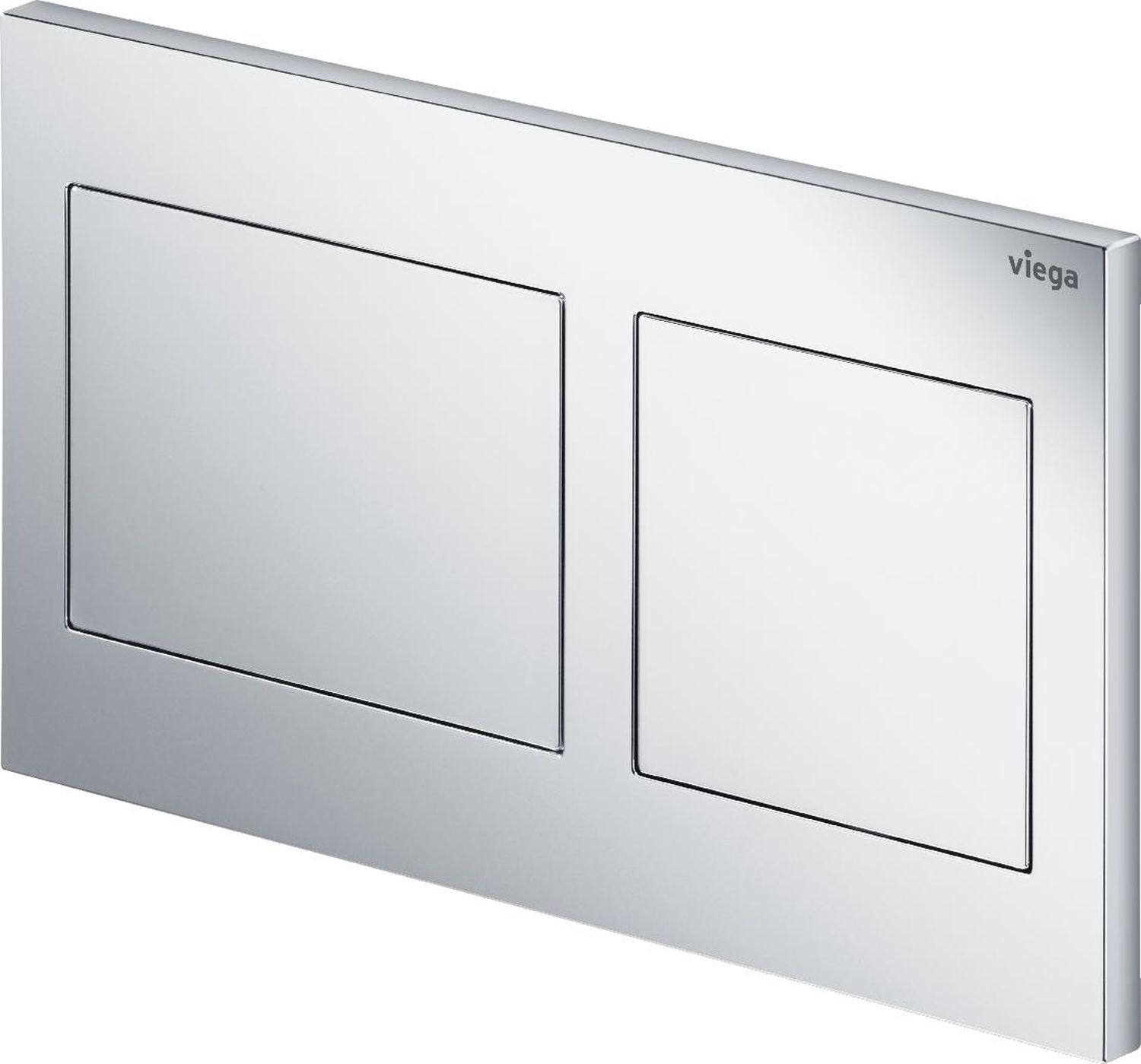 Viega Visign bouton de chasse d'eau pour WC chrome brillant 773236