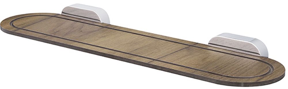 BISK Bergen étagère 45 cm bois-chrome 07056