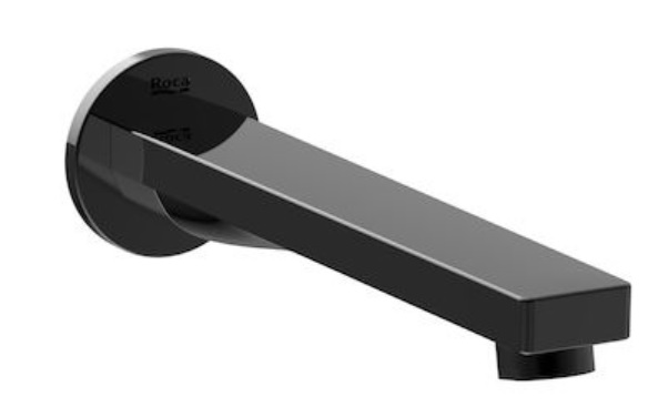 Roca Naia Black bec pour mitigeur de baignoire noir A5253089CN