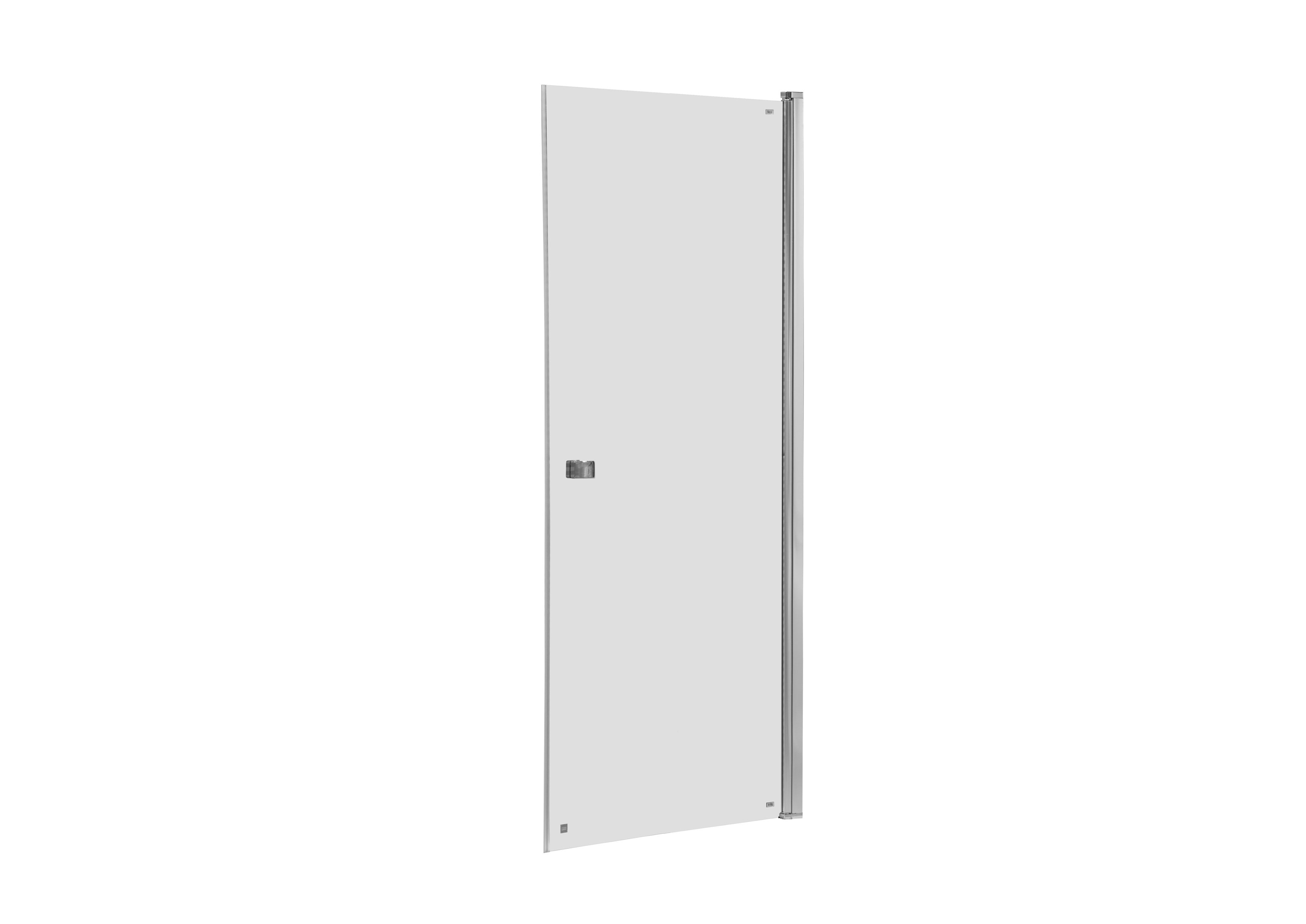 Roca Capital porte de douche 70 cm à ouverture basculante chrome brillant/verre transparent AM4707012M