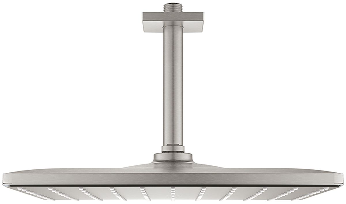 Grohe Rainshower douche à effet de pluie 31x31 cm carrée SuperSteel 26566DC0