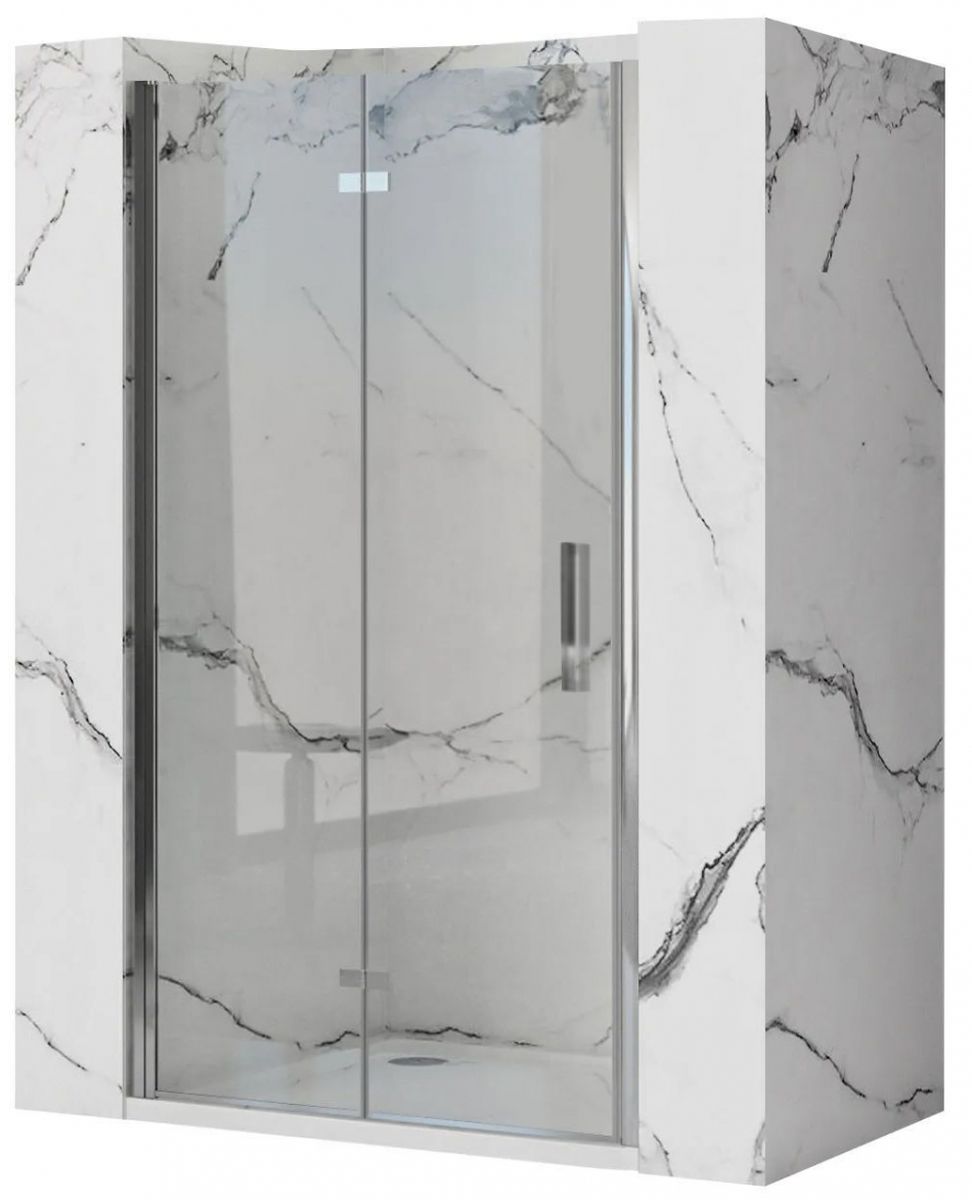 Rea Molier drzwi prysznicowe 90 cm chrom/szkło przezroczyste REA-K8539