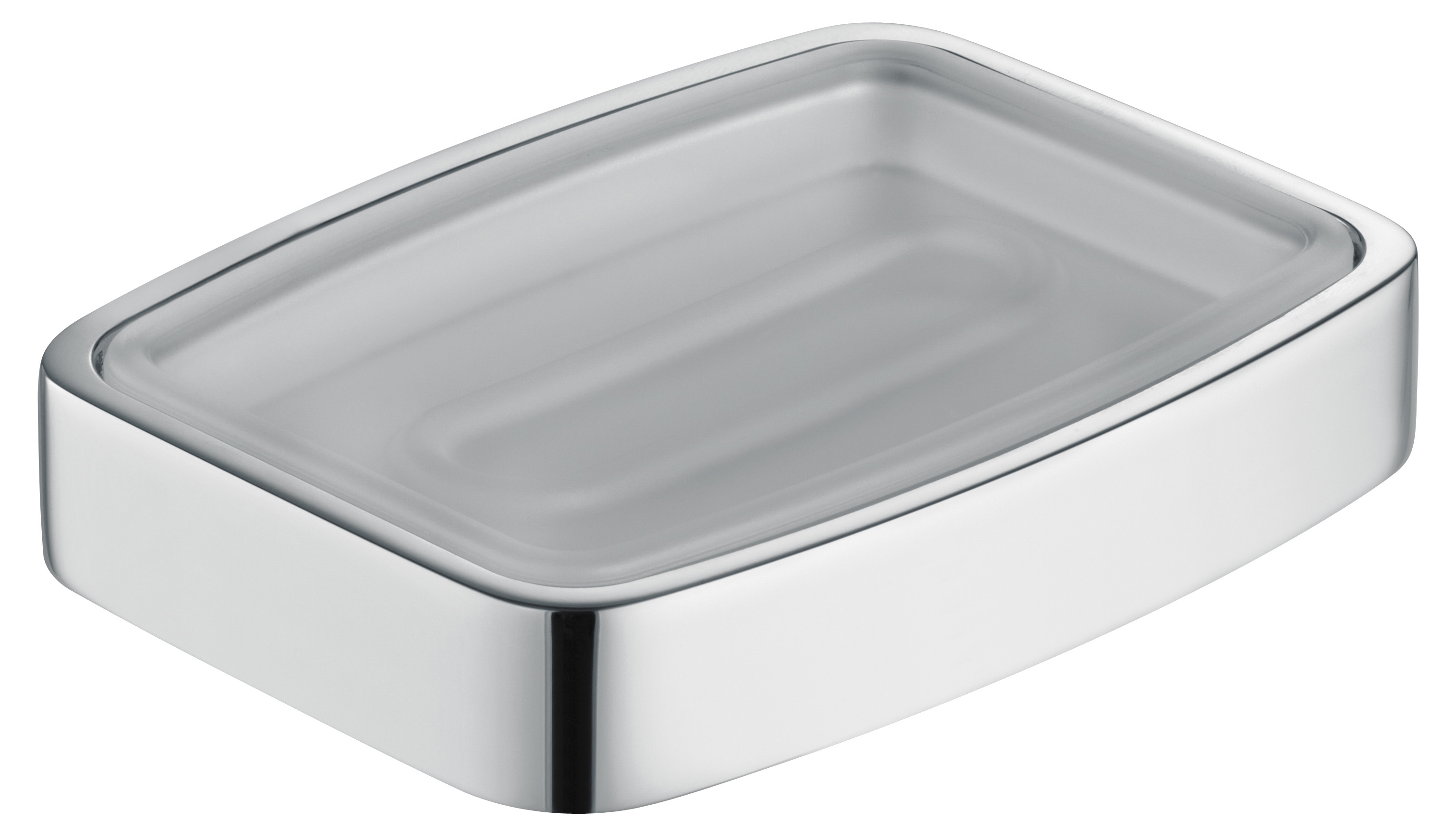 Keuco Elegance porte-savon sur pied chrome-blanc 11655019001