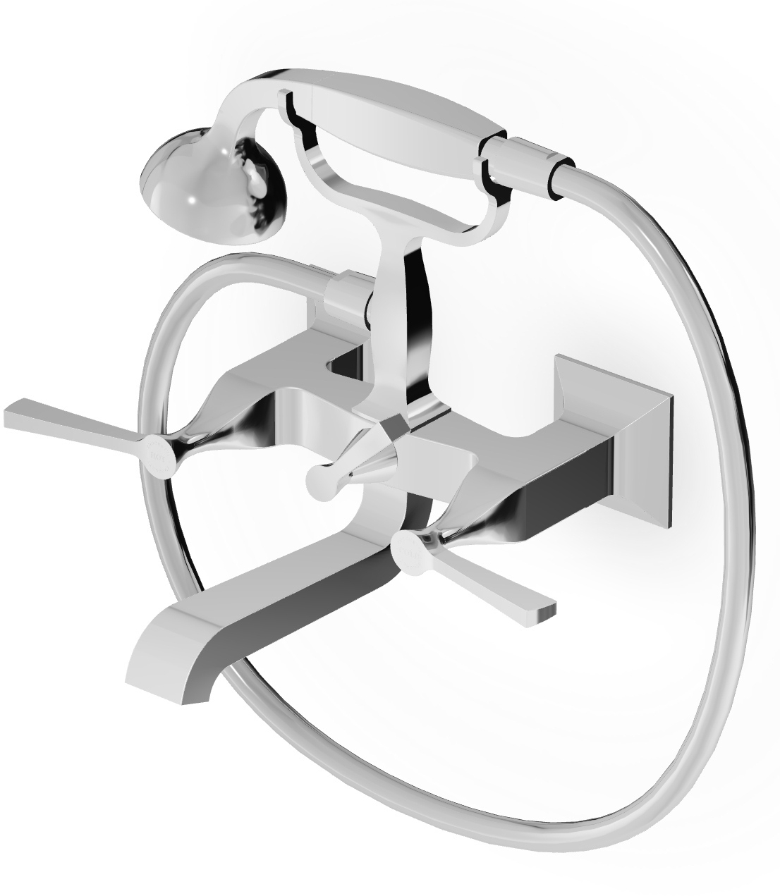 Zucchetti Bellagio mitigeur bain-douche murale chrome ZB2228