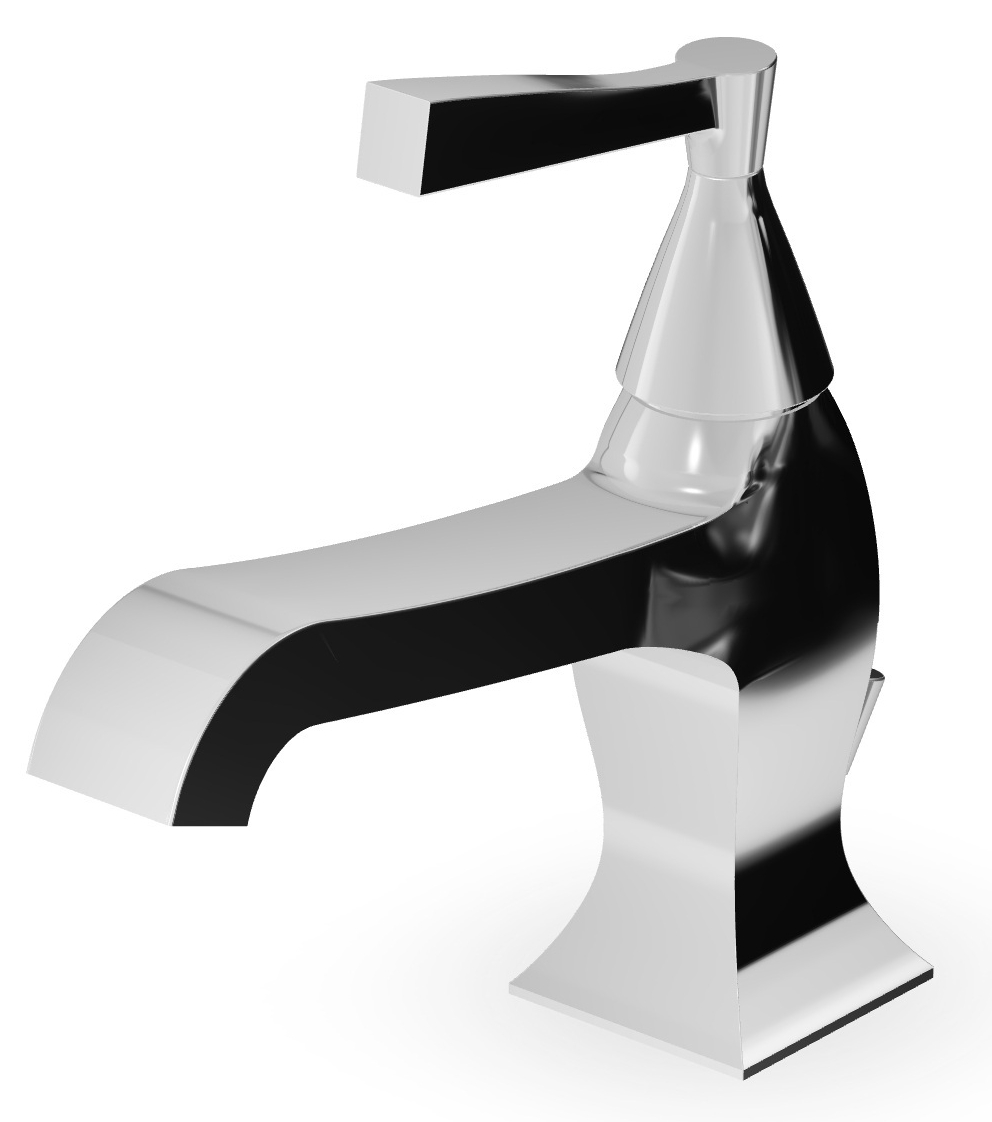 Zucchetti Bellagio mitigeur de lavabo sur pied chrome ZP3193