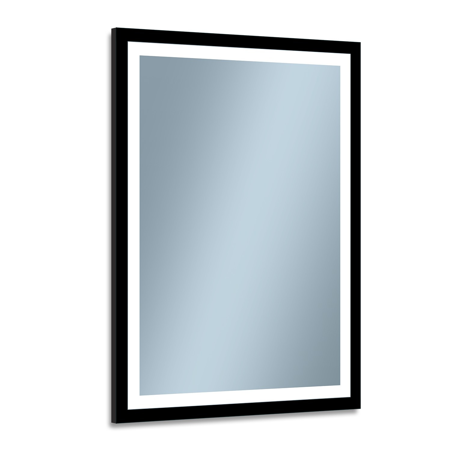 Venti Luxled miroir 60x80 cm rectangulaire avec éclairage noir 5907459662450