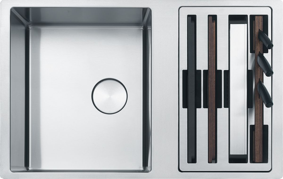 Franke Box évier en acier inoxydable 76x48 cm acier 122.0617.527