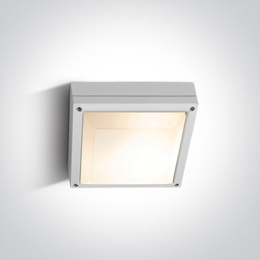 One Light plafonnier extérieur 1x20 W blanc 67208/W