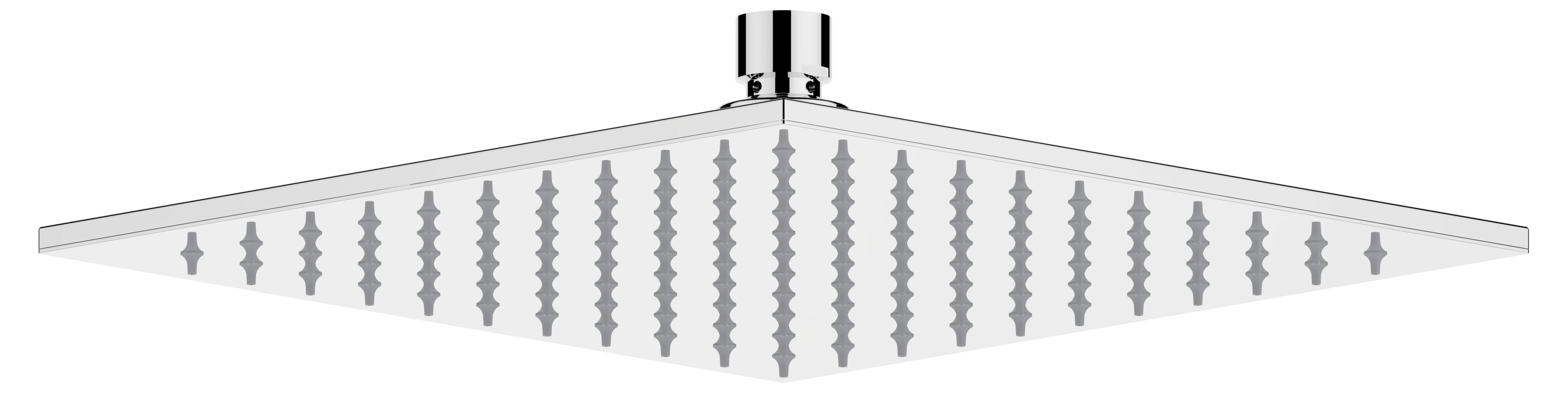 Keuco douche à effet de pluie 25x25 cm carrée chrome 59986010202