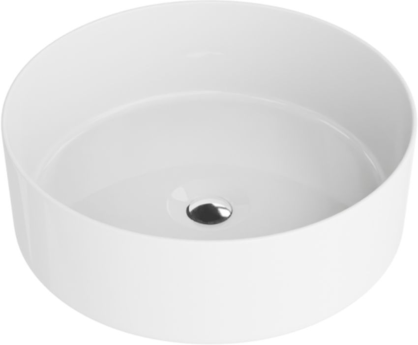 LaVita Merida lavabo 35.5x35.5 cm ronde à poser blanc 5908211479750