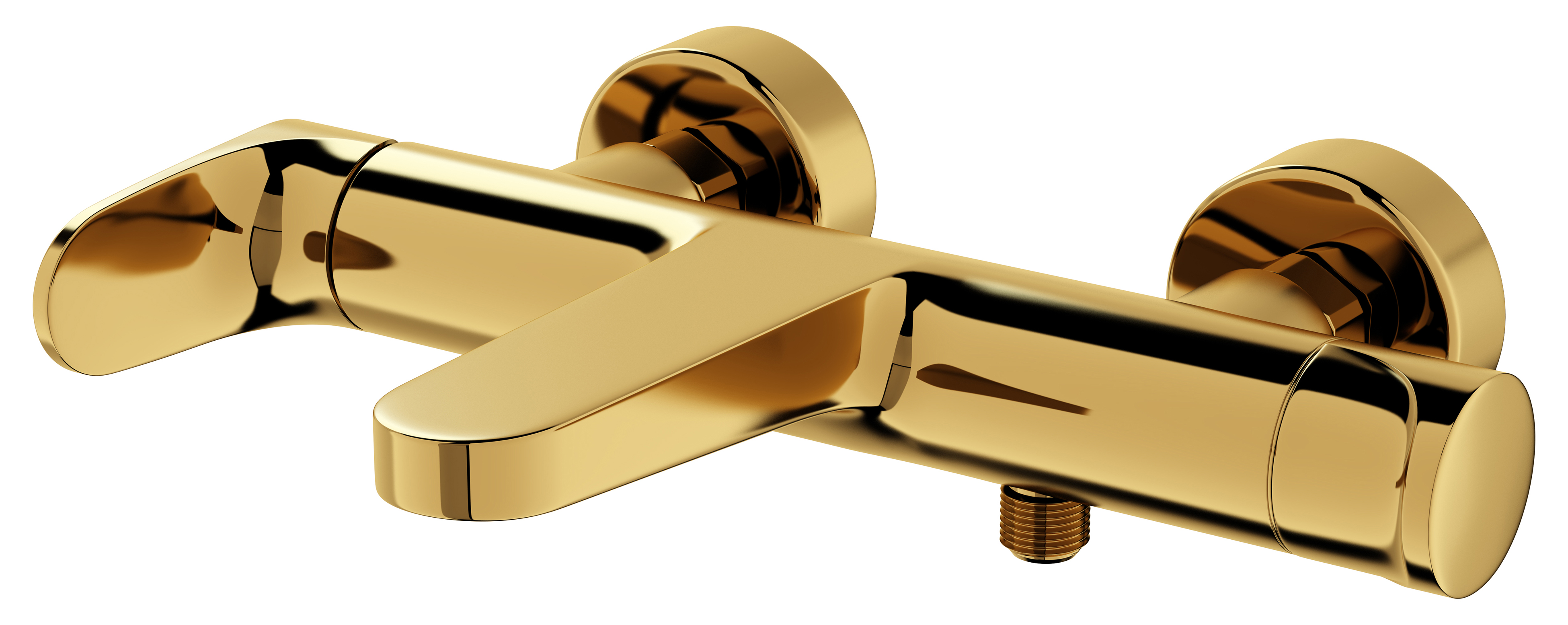 Cersanit Inverto mitigeur bain-douche murale doré S951-284