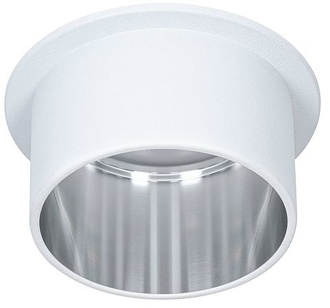 Paulmann Gil plafonnier 1x6 W blanc-fer 93384