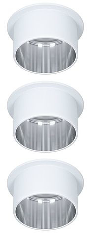 Paulmann Gil plafonnier 3x6 W blanc-fer 93385
