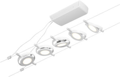 Paulmann Round Mac système de câbles 5x4.5 W blanc 94416