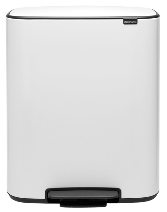 Brabantia Bo poubelle 60 l blanc 211447