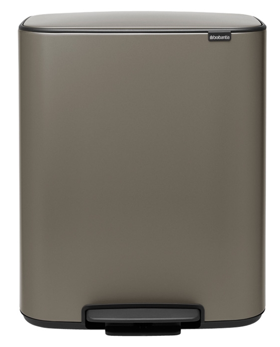 Brabantia Bo poubelle 60 l gris 211546