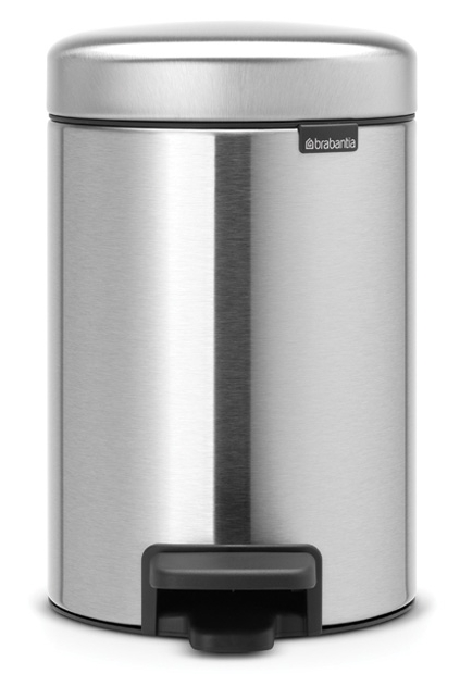 Brabantia NewIcon poubelle 3 l acier-noir 113222
