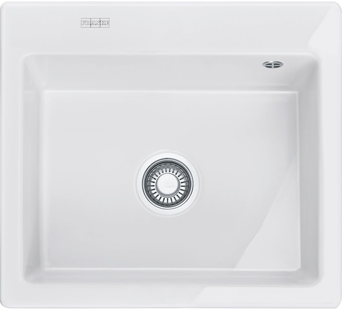 Franke Mythos évier en céramique 58x51 cm blanc 124.0379.842
