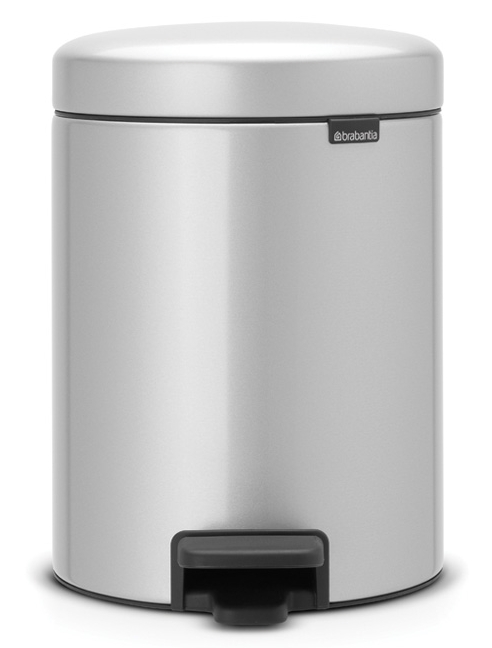 Brabantia NewIcon poubelle 5 l gris 112904