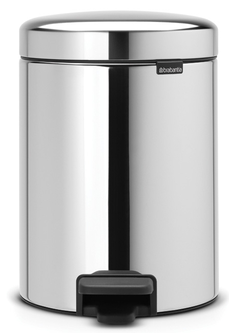 Brabantia NewIcon poubelle 5 l acier 112621