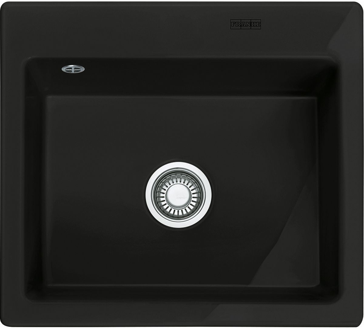 Franke Mythos évier en céramique 58x51 cm noir 124.0442.552