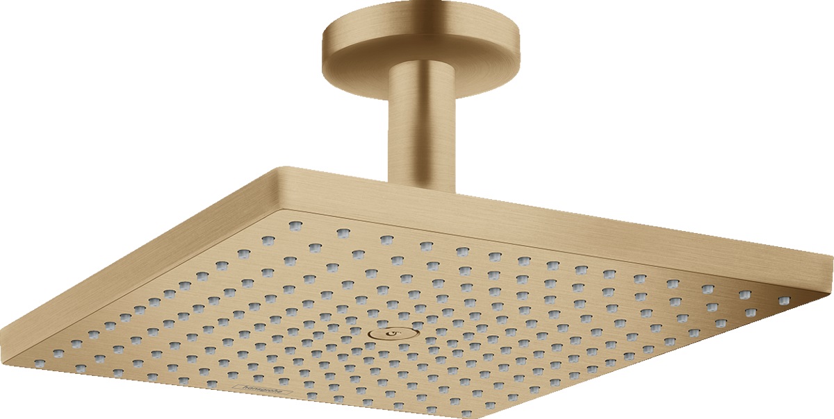 Hansgrohe Raindance douche à effet de pluie avec bras 30x30 cm carrée || 26250140