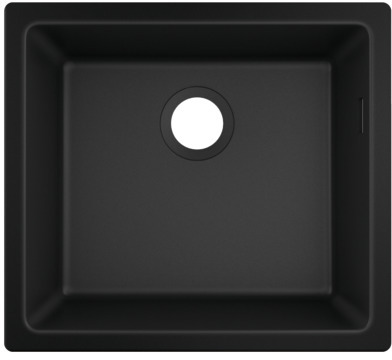 Hansgrohe S 51 évier en granit 50x45 cm noir 43431170