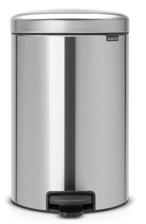 Brabantia NewIcon poubelle 20 l acier-noir 114021