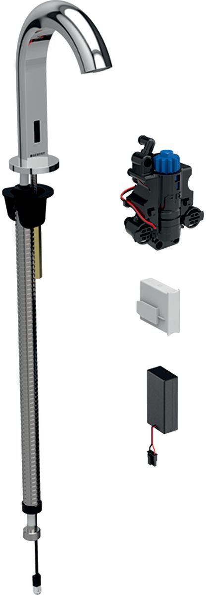 Geberit Piave mitigeur de lavabo sur pied oui électronique chrome 116.188.21.1