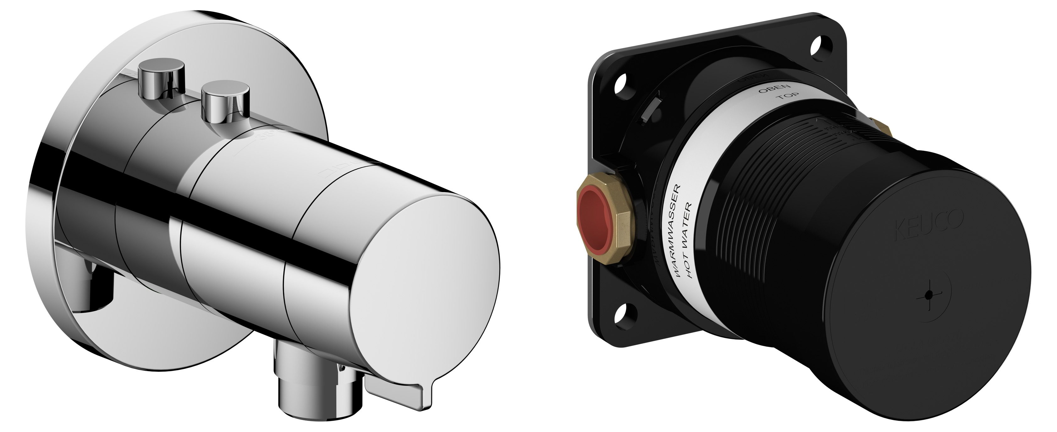 Keuco IXMO Solo mitigeur de douche encastrée oui chrome 59554010021