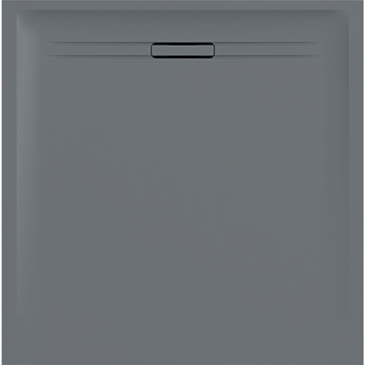 Geberit Sestra receveur de douche carré 80x80 cm gris 550.291.00.2
