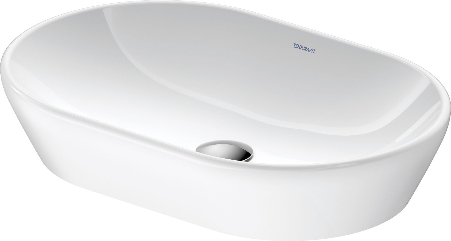Duravit D-Neo lavabo 60x40 cm ovale à poser blanc 2372600070