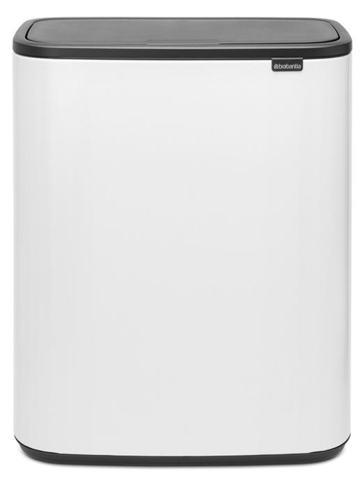 Brabantia Bo poubelle 60 l blanc 223006