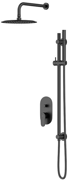 Cersanit Inverto ensemble de douche encastré noir S952-006