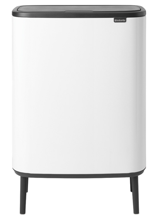 Brabantia Bo poubelle 60 l blanc 130205
