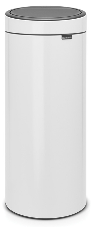 Brabantia Touch Bin poubelle 30 l blanc-gris 115141