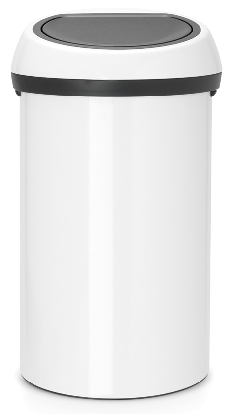Brabantia Touch Bin poubelle 60 l blanc 108686