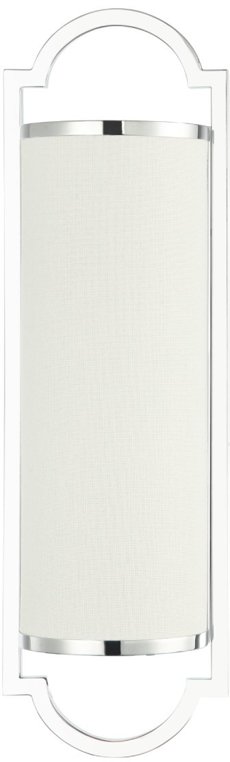 Open Design Libero applique murale 2x12 W blanc-chrome OR84528