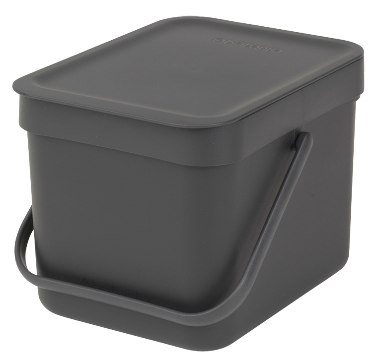 Brabantia Sort & Go poubelle 6 l gris 109720