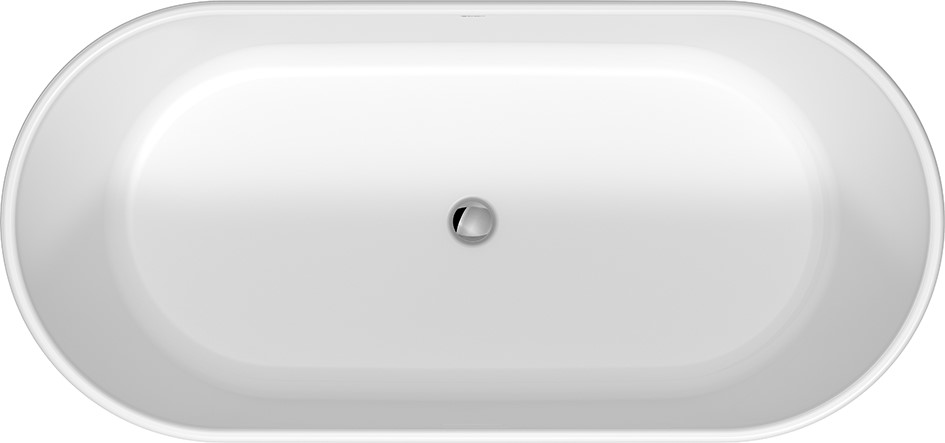 Duravit D-Neo baignoire autoportante 160x75 cm ovale blanc 700477000000000