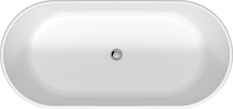 Duravit D-Neo baignoire autoportante 160x75 cm ovale blanc 700486000000000